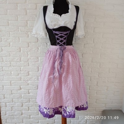 Dirndl.com Tyrol Dirndl Oktoberfest Dress Size EU 34 and white blouse