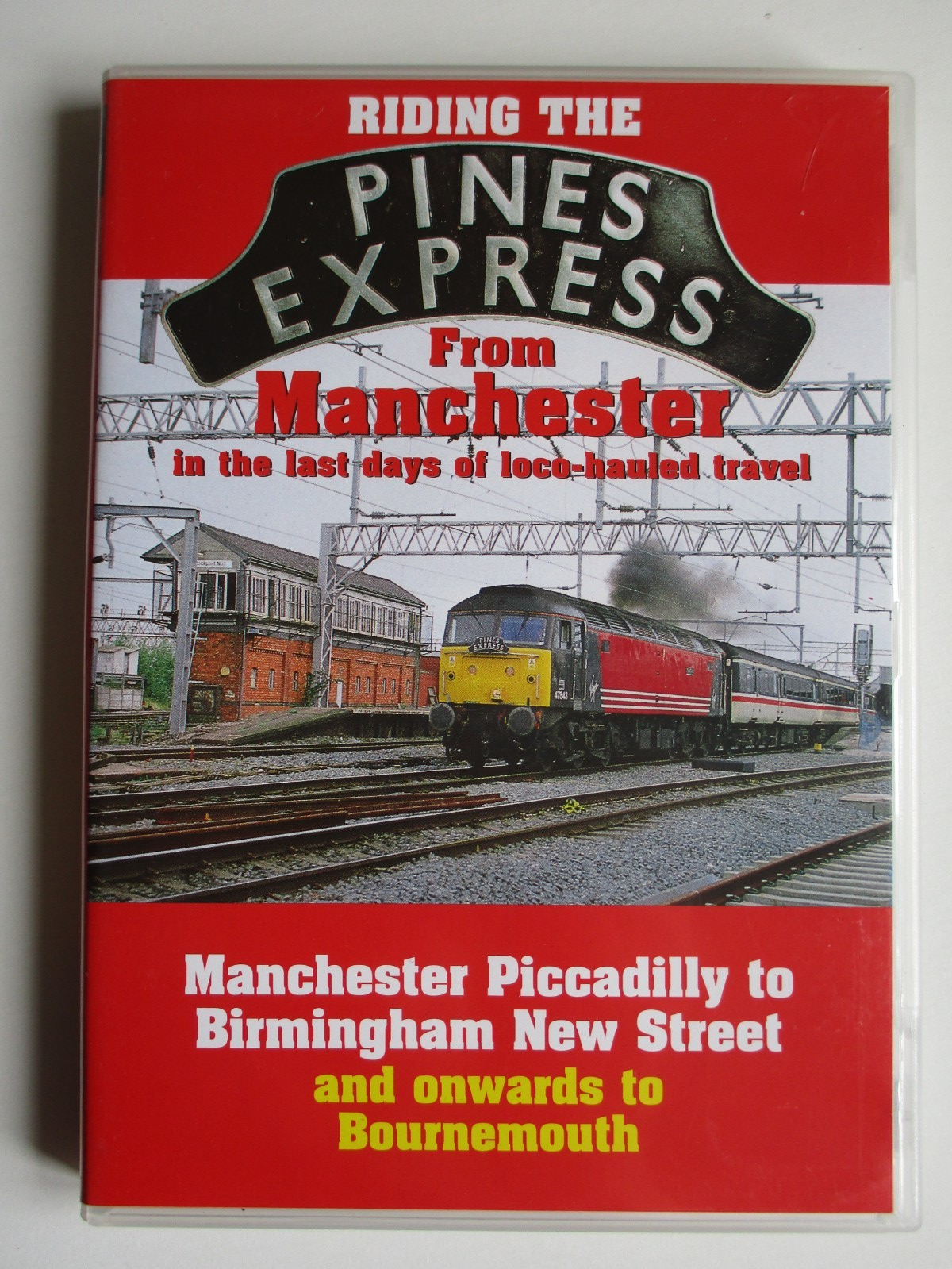 RIDING THE PINES EXPRESS FROM MANCHESTER Loco Hauled Travel RARE DVD