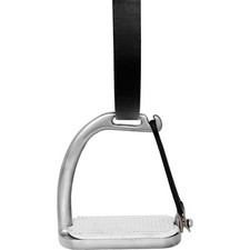 Horze Peacock Quick Release Stirrups - Stainless Steel - 4.75
