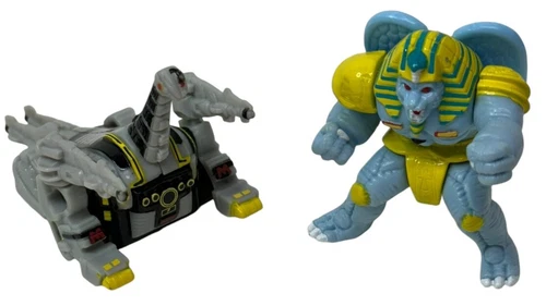 Vintage Mighty Morphin Power Rangers Micro Machines Titanus vs King Sphinx