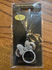 Disney Arribas Necklace  Mickey Mouse Ear Icon Made with Crystals from Swarovski