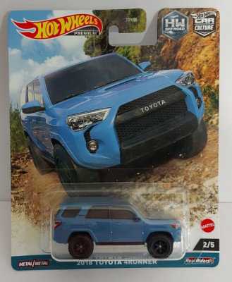 HOT WHEELS PREMIUM HW OFF-ROAD 2018 TOYOTA 4RUNNER 2/5 HKC73