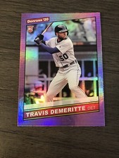 2020 Donruss-Pink Holo-Travis Demeritte RC #250-Mint