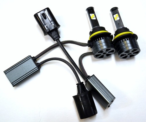 LED Kit F15 140W 9004 HB1 Lime Yellow Two Bulbs Headlight Dual High Low Beam Fit - Picture 4 of 19