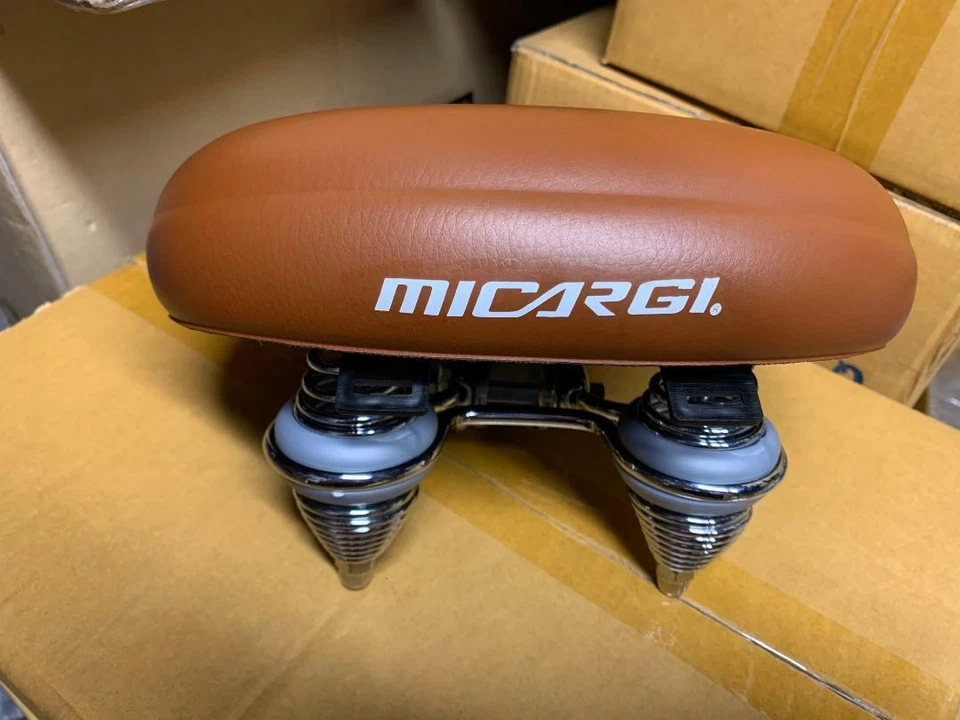 COMBO: EMPUÑADURAS DE ASIENTO DE BICICLETA BEACH CRUISER MARRÓN SUAVE Foto 3 de 4