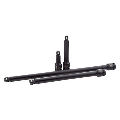 SUNEX TOOLS 2504, 1/2 Inch Drive Impact Extension Set, 4 Piece, SAE, 3 Inch -...