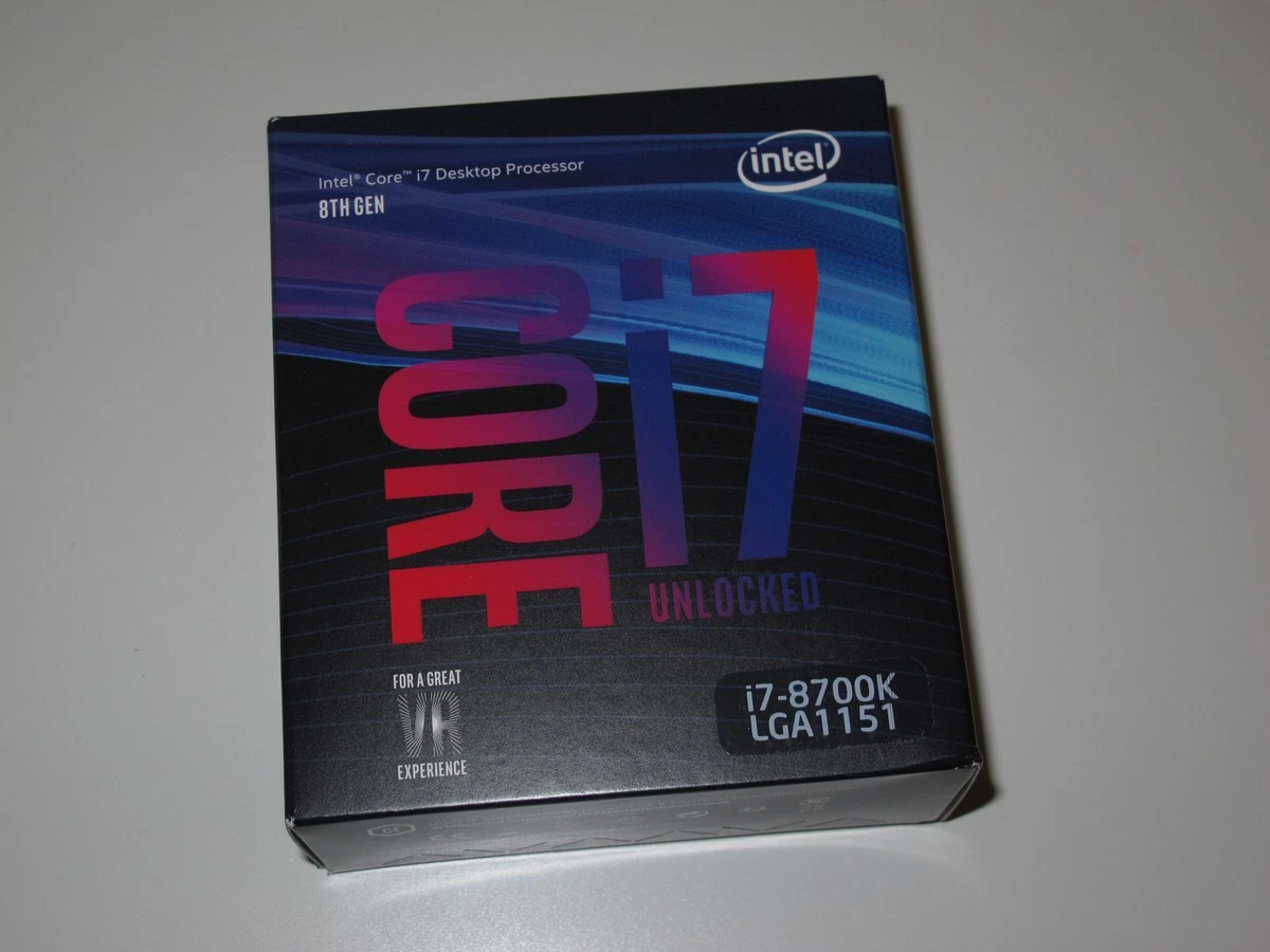 Intel Core i7-8700K Processor Model Computer Processors LGA 1151