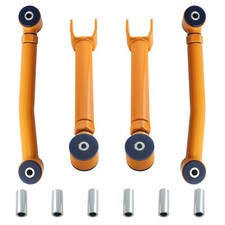 4pcs Adjustable Front Control Arms Set 0-8 Lift For 1997-2006 Jeep Wrangler Tj