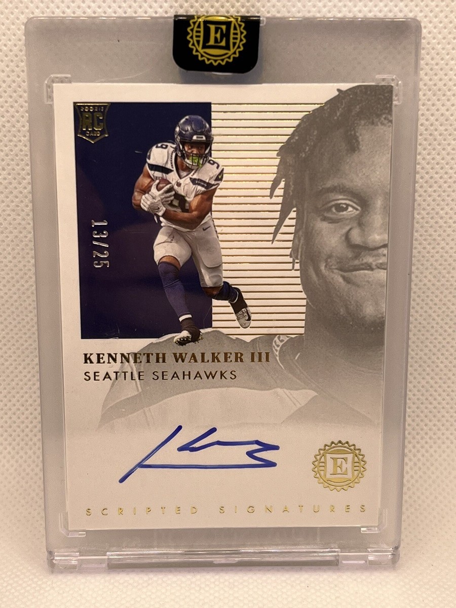 2022 Panini Encased Kenneth Walker III Rookie Auto Scripted