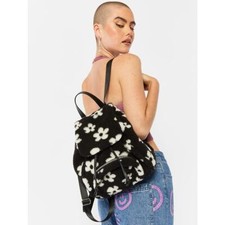 Skinny Dip London Women  s Scarlet Small Flower Borg Backpack