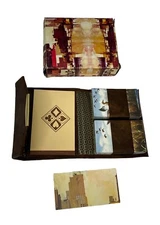 Redislip Bridge Duck Playing Cards Score Pad In Rare Calflon Case Alamo Brown