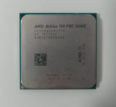 AMD Athlon PRO 300GE AM4 CPU Processor 3.4GHz Dual Core 35W Desktop