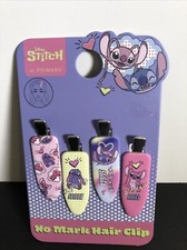 Primark Disney Stitch No Mark Hair Clip - 4-Pieces - NEW