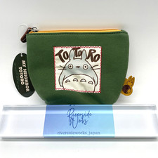 My Neighbor Totoro Pouch Autumn Green Studio Ghibli Character Case New JP