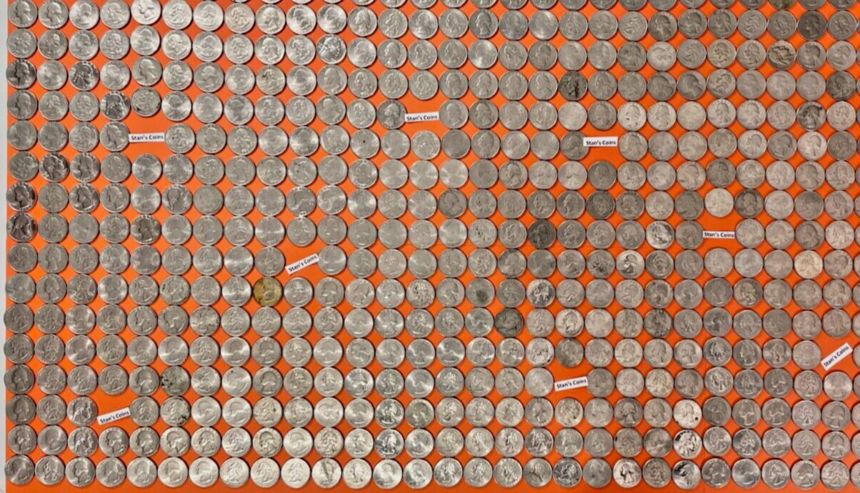 $100 Worth Of Laundry Quarters For Laundry or Vending All Dated 1965-2025