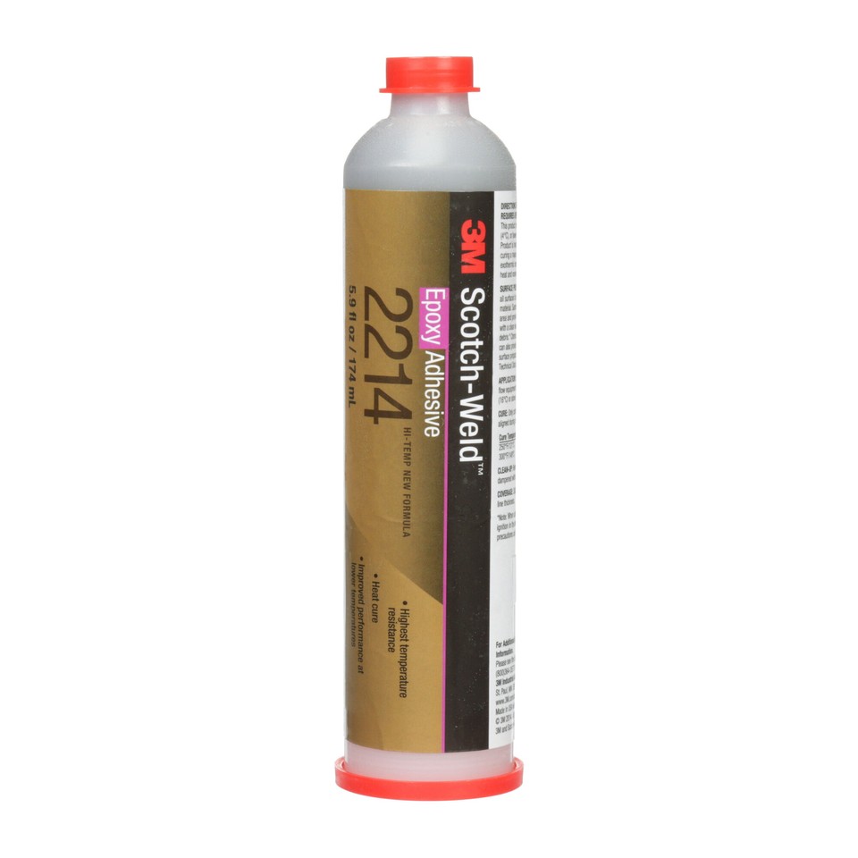 3M Scotch-Weld Epoxy Adhesive 2214, Hi-Temp New Formula, Gray, 6 fl ...