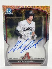 2023 Bowman Chrome Mega Box Andrew Pintar Auto Mojo Refractor BCMA-AP