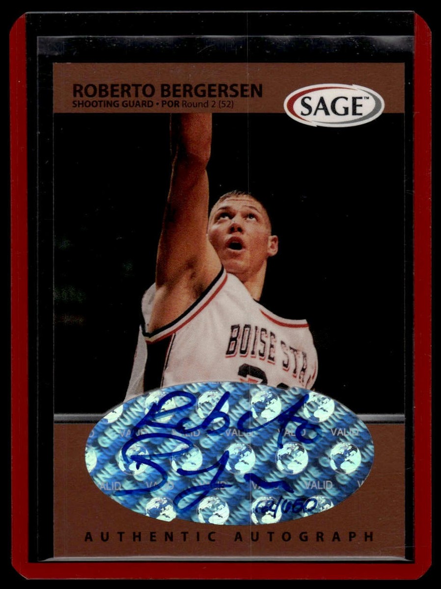 1999 SAGE Roberto Bergersen Autographs Bronze 12/650 | eBay
