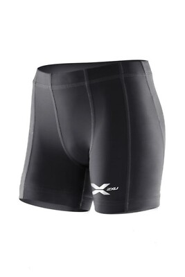 SALE | 2XU Youth Compression 1/2 Shorts - Black/Black