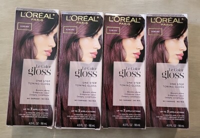 4 L'Oreal Le Color Gloss One Step Toning Gloss - Auburn