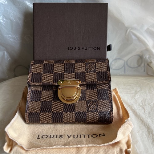 Authentic Louis Vuitton Reporter Melville Damier Ebene Koala French Wallet