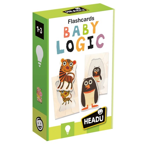 HEADU Baby Logic Flash Cards Montessori Educational Toys for Boys and