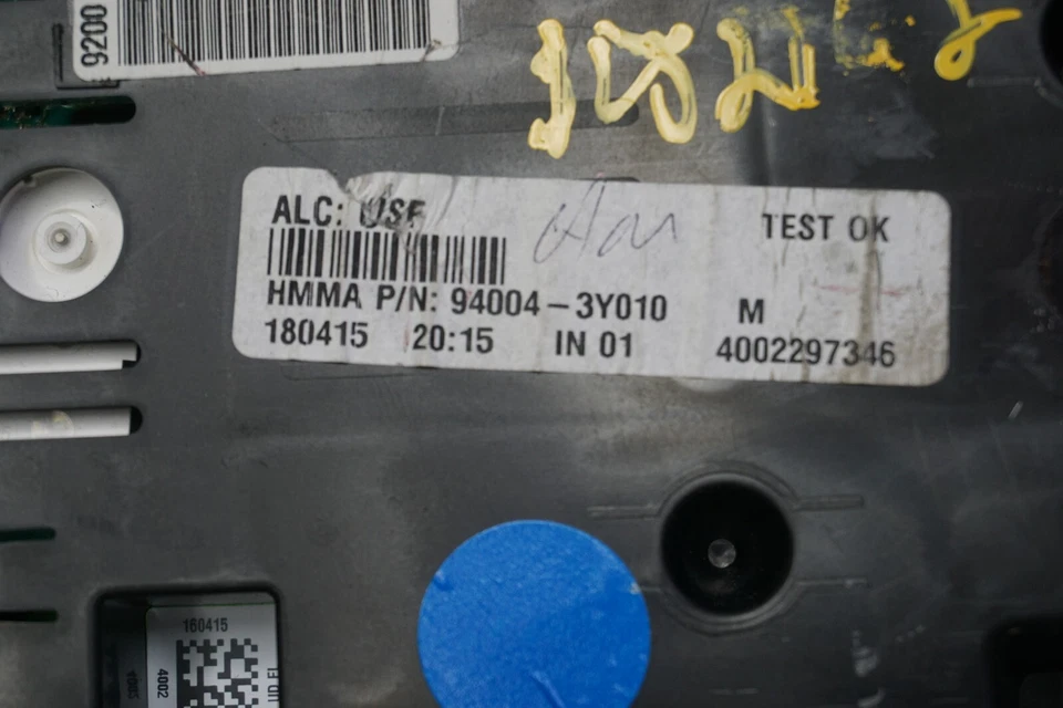 Hyundai Elantra 2006 velocímetro calibre panel OEM 940043Y010 Foto 3 de 3