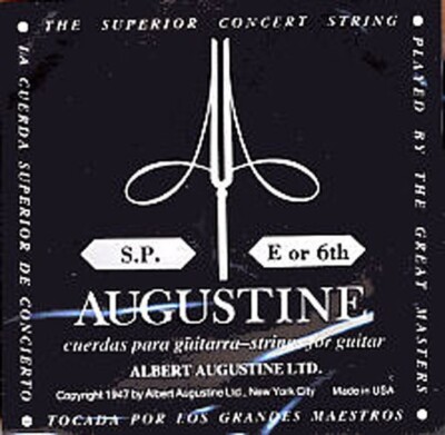 Augustine Black Label Classic Light Tension Single Strings (6th/Low E String)