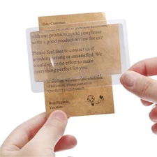 Five 5 Credit Card Size Wallet Pocket Magnifier Magnifying Reading Glass