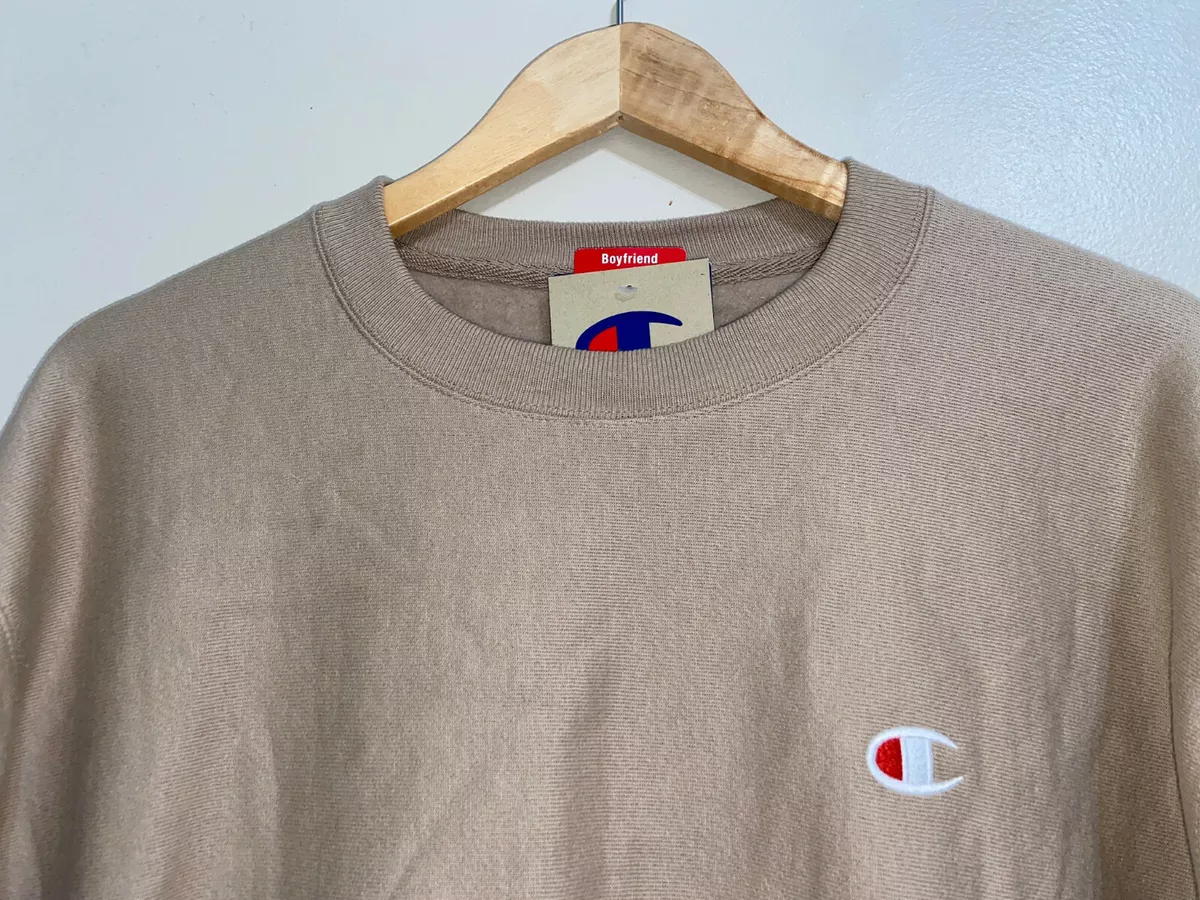 Beige clearance champion crewneck