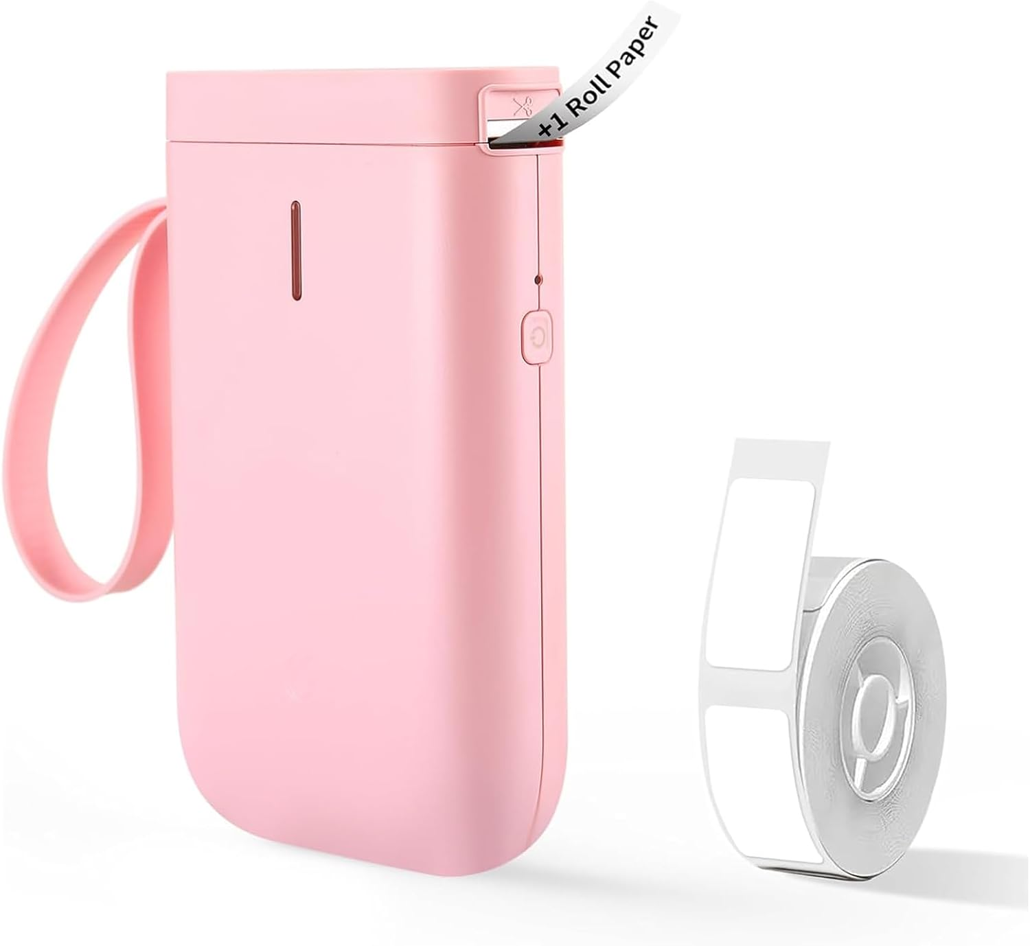 Portable Wireless Label Maker Machine with 1 Roll Tape D11 for Easy Printing-image