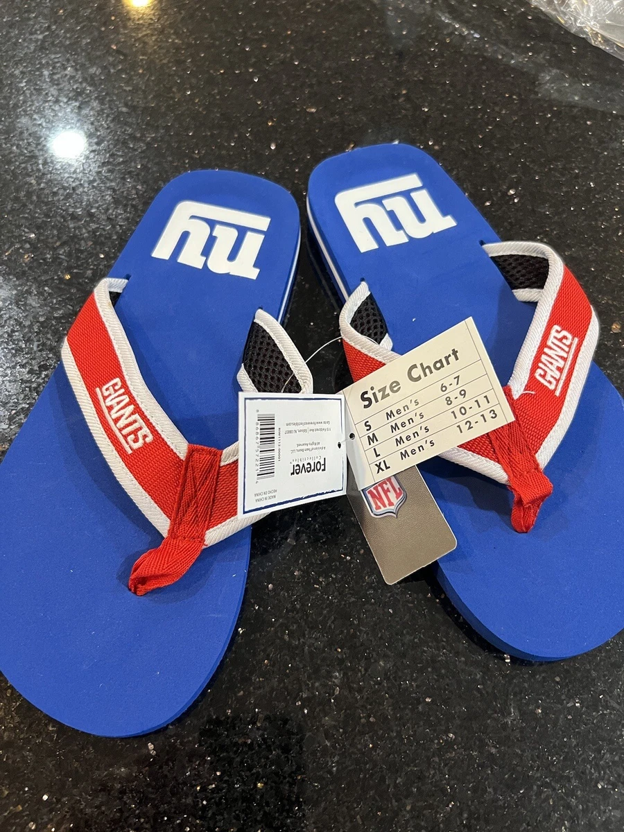 Ny giants flip flops cheap
