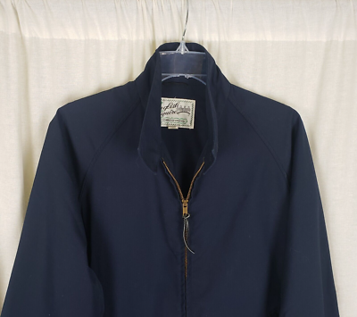 Vtg English Squire Harrington Racer Golf Bomber Jacket