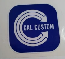 Cal custom sticker decal hot rod rat rod vintage look drag race 9