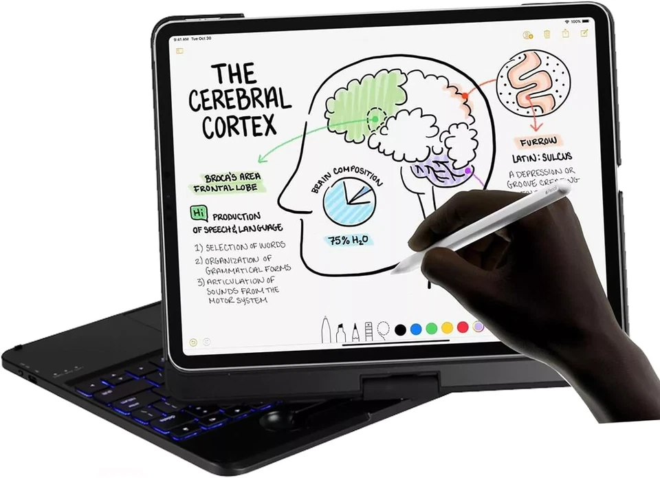 Funda con Teclado LENRICH iPad Pro 12.9" Foto 3 de 4