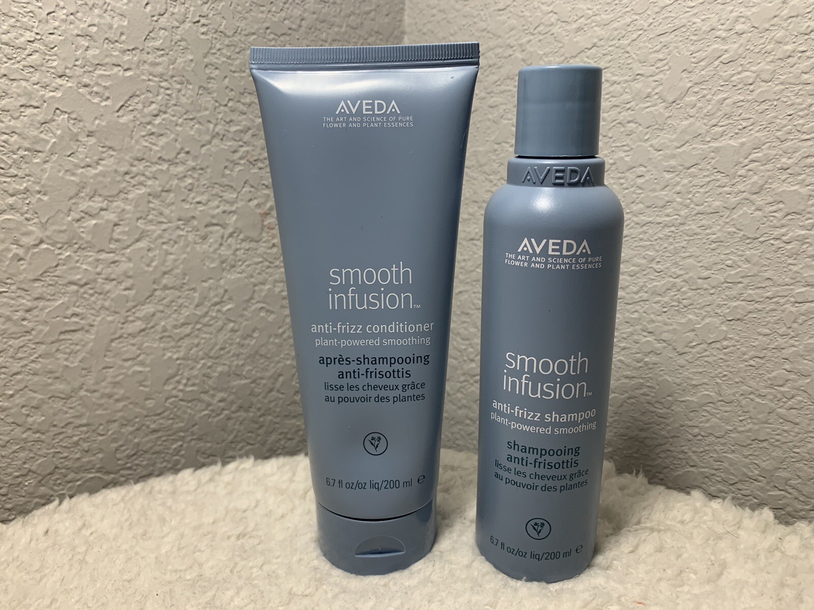 NEW Aveda Smooth Infusion Anti-Frizz Shampoo And Conditioner Set 6.7 Oz Each