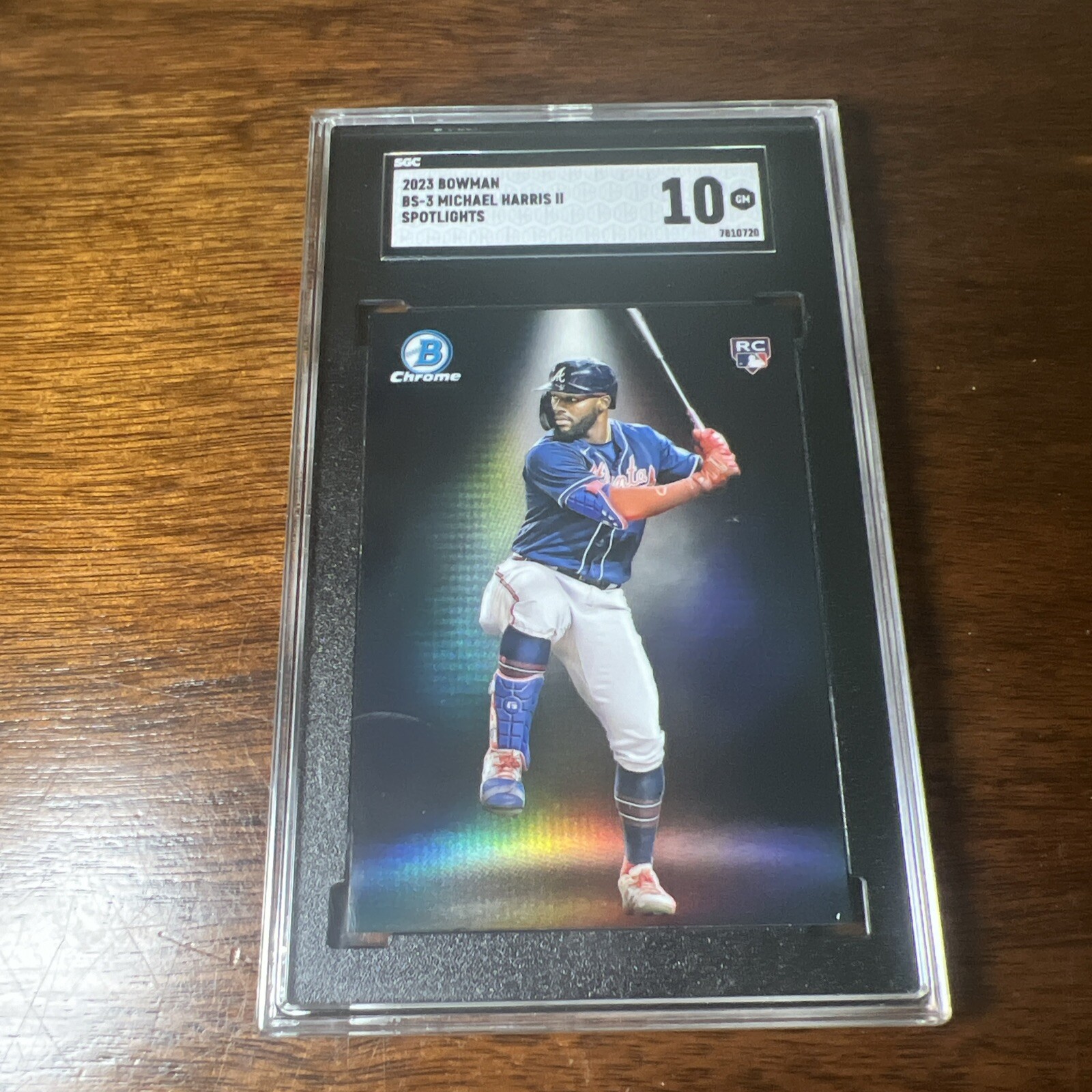 2023 Bowman Chrome Michael Harris II Spotlights Rookie Card RC BS-3 SGC10 Braves