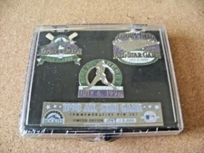 1998 AS All-Star Game 3 pin set Colorado Rockies  Coors Field MLB