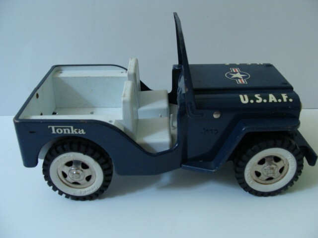 TONKA ジープ Vintage TONKA Jeep U.S.A.F. Truck Navy Blue Air Force