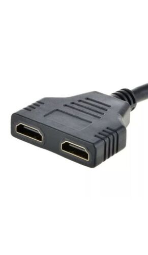 HDMI Port Male to Female 1 Input 2 Output Splitter Cable Adapter Converter 1080P - Picture 4 of 6