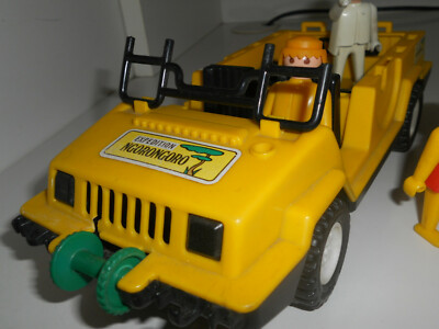 PLAYMOBIL 3529 VIEILLE remorque Ngorongoro Rhino Safari Hunter