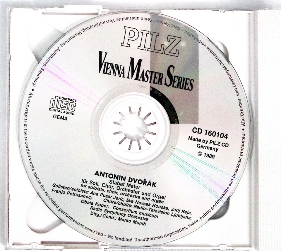 ANTONÍN DVORAK 1: SYMPHONY NO. 9 FROM THE NEW WORLD  STABAT MATER OP 58 CD 5590 Foto 4 de 4