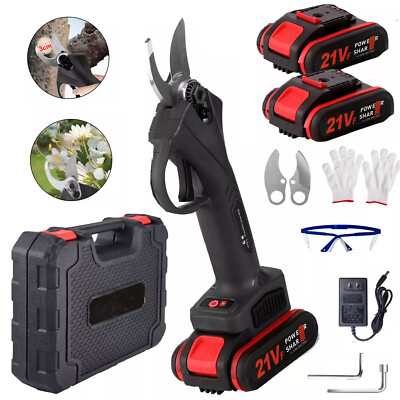 NEW Electric Pruning Shears Cordless Pruner Brushless Secateurs Branch Cutter
