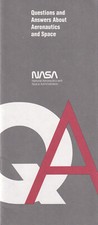 12 page NASA booklet Questions and Answers About Aeronautics and Space 1991