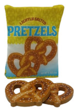 Play Food Melissa  Doug Discontinued Lightly Salted Pretzels Fabric Bag Mint