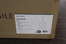 Park Harbor PHPL5024 Ceiling 60W Candelabra 4 Lamps Hanging Light Fixture NIB