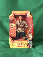 Disney's Mulan Captain Li Shang Doll 1997 Mattel NIB New Vintage