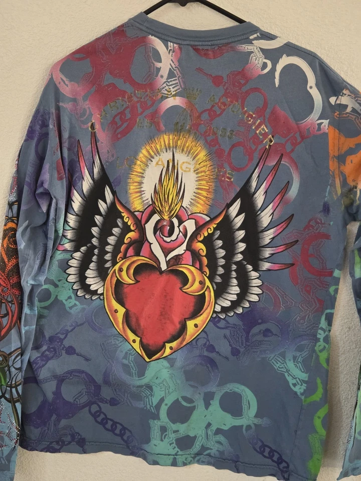 Camiseta Ed Hardy tatuaje estrás Foto 2 de 4