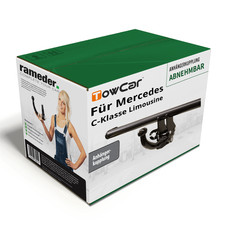 TowCar Anhängerkupplung abnehmbar für Mercedes C-Klasse Limousine 03.21- AHK
