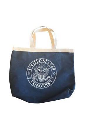 United States Congress Blue Tote Bag 16.5 x13 
